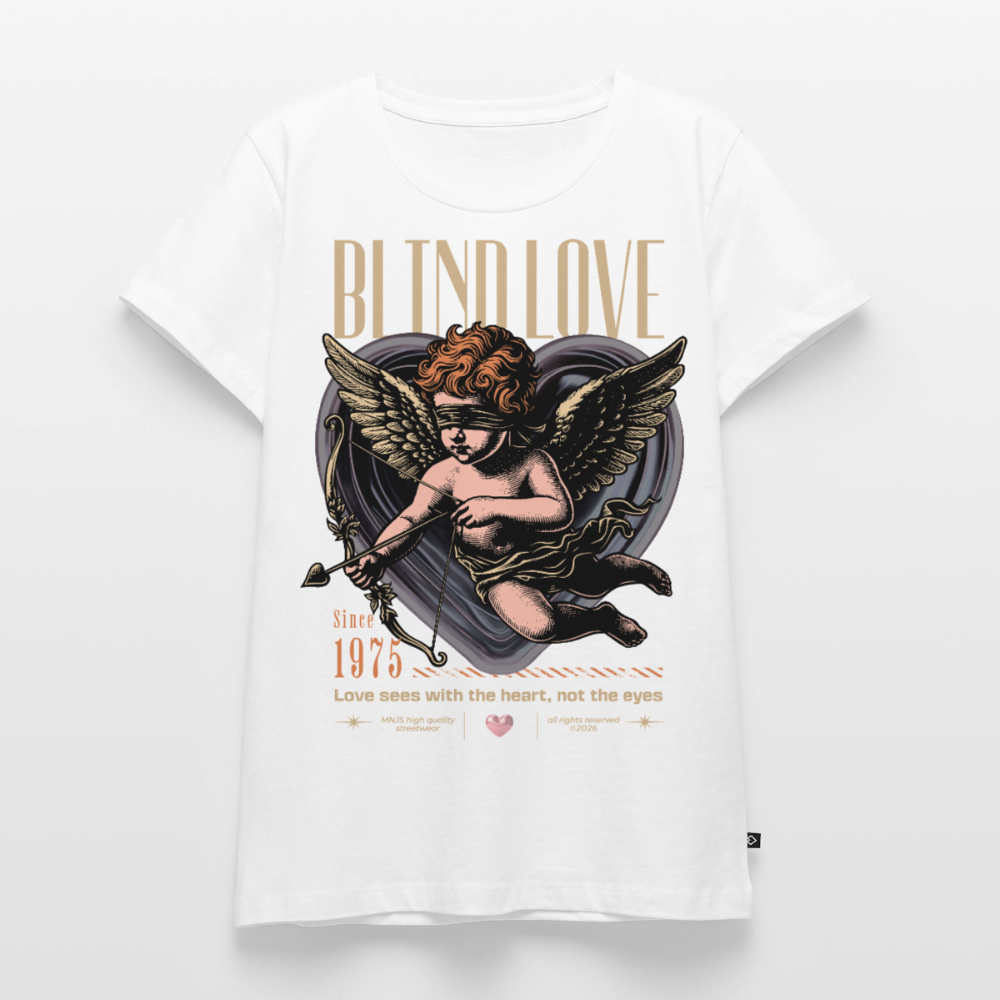 Blind Love Design – Frauen Premium T-Shirt - Weiß