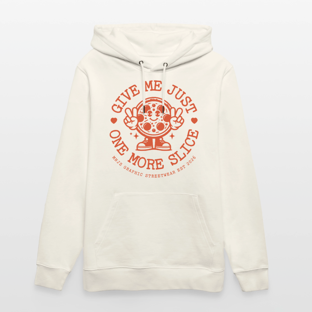Pizza Design – Unisex Bio-Hoodie - Naturweiß