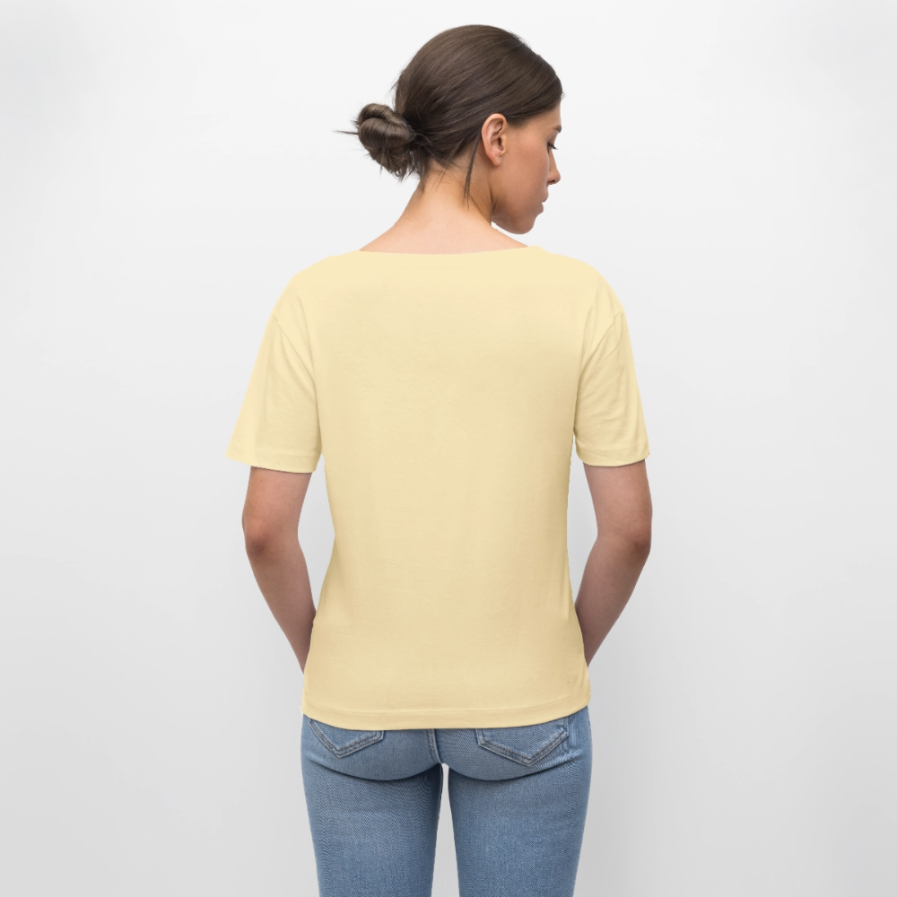 Party Skull Design Pink – Rundhals Frauen Bio-T-Shirt - Creme