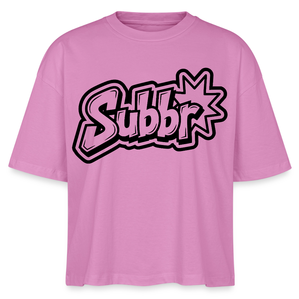 Subbr Design – Frauen Boxy Bio-T-Shirt - Pink
