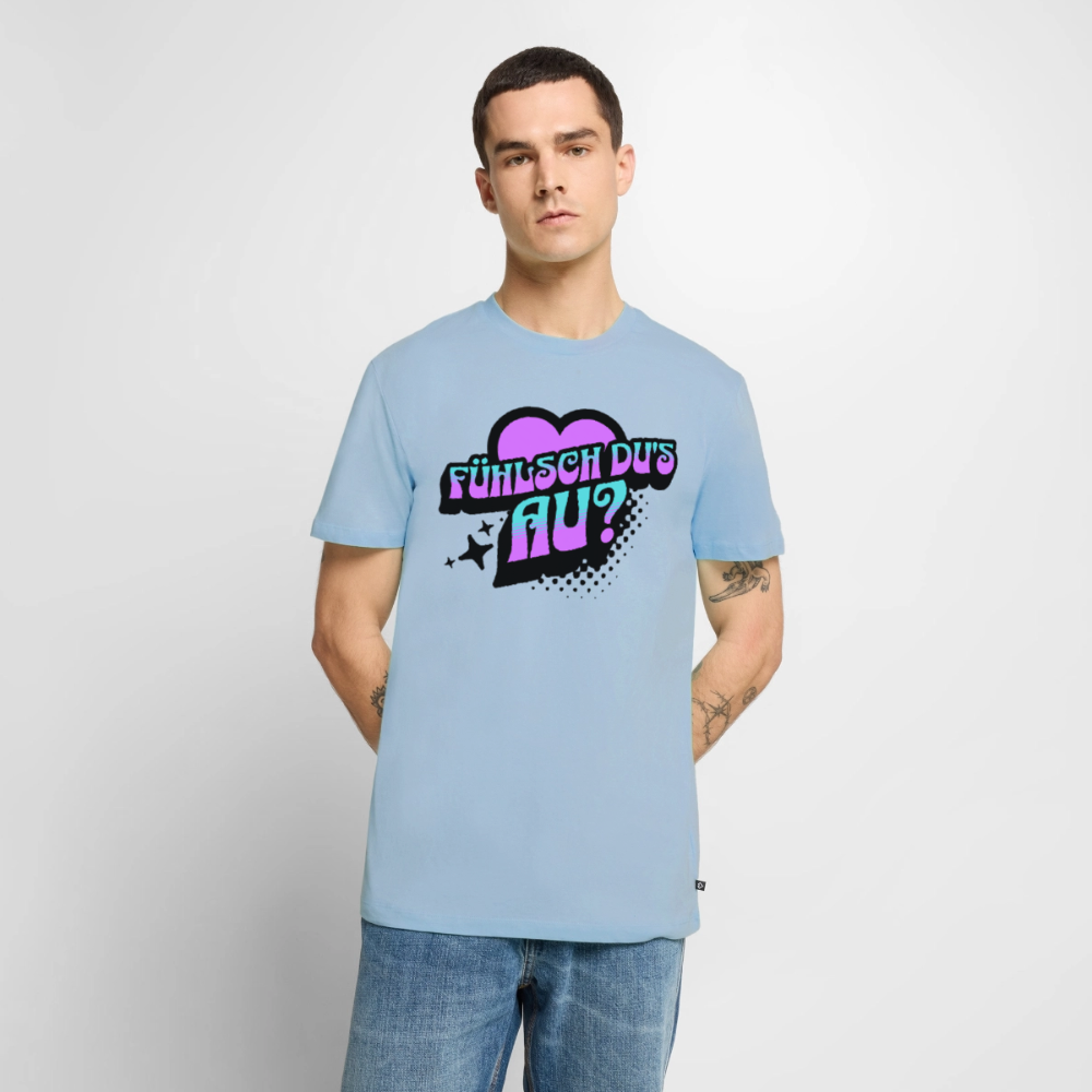 Fühlsch du‘s au Design – Männer Premium T-Shirt - Hellblau