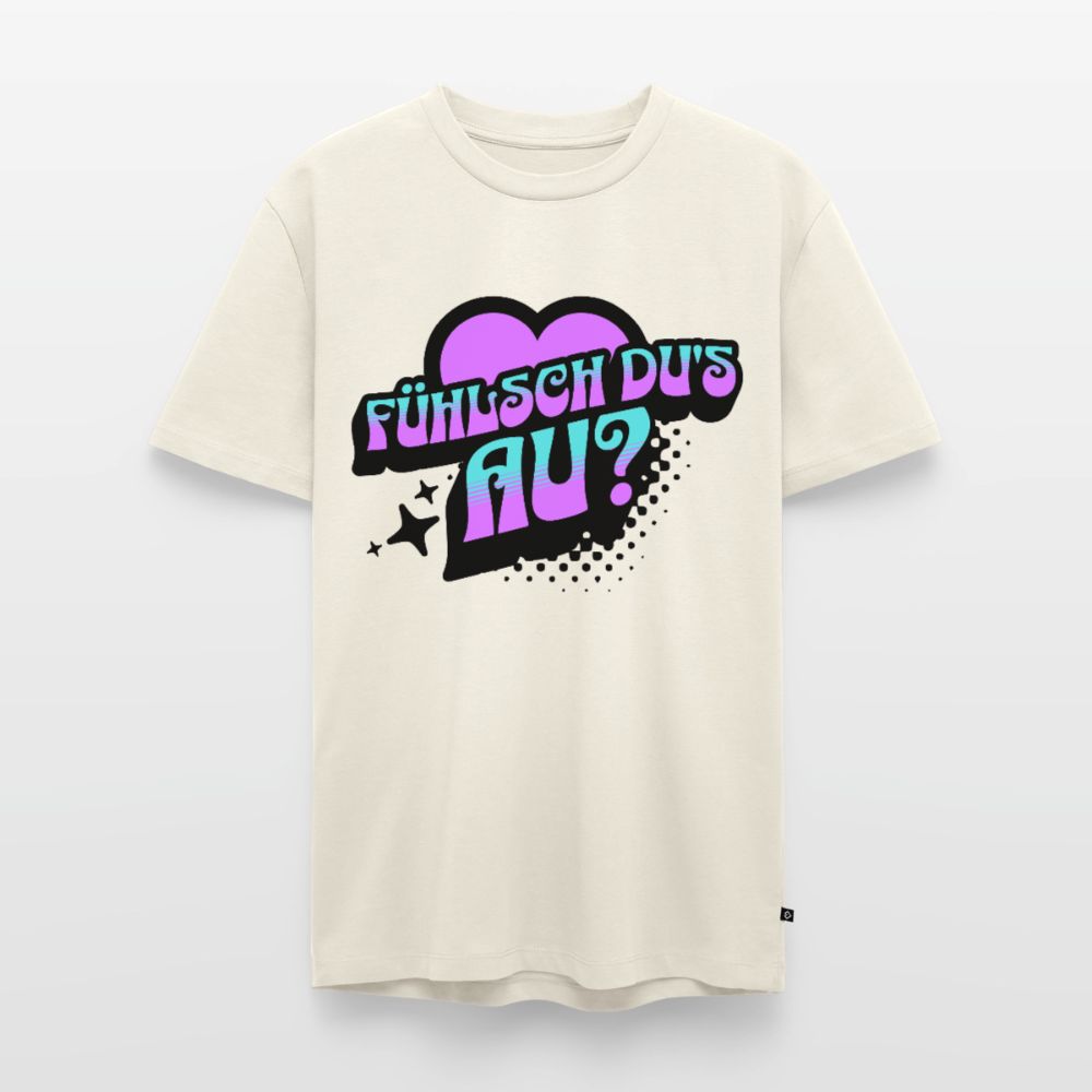 Fühlsch du‘s au Design – Männer Premium T-Shirt - Naturweiß