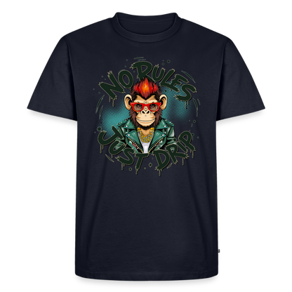 Monkey No Rules Design – Männer Premium T-Shirt - Navy