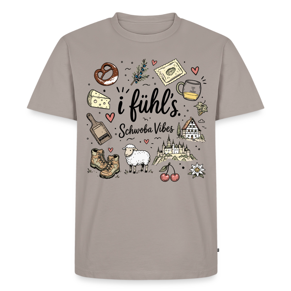 Alb Liebe Design – Männer Premium T-Shirt - Taupe
