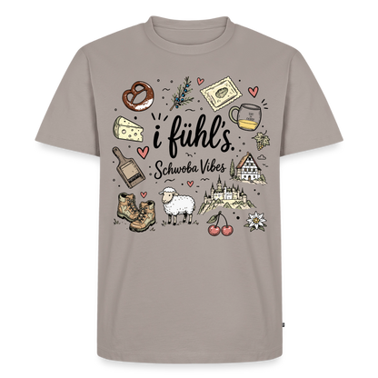 Alb Liebe Design – Männer Premium T-Shirt - Taupe