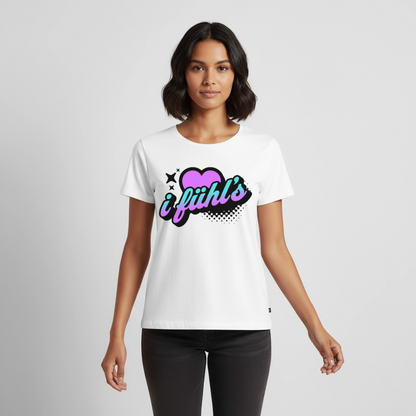 i fühl‘s Design – Frauen Premium T-Shirt - Weiß