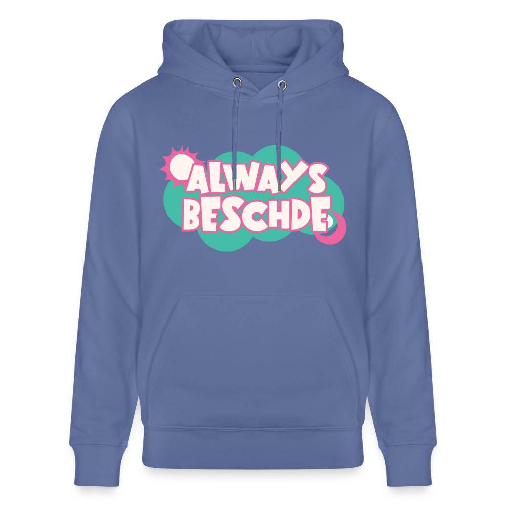 Always Beschde Design – Unisex Bio-Hoodie - Blau