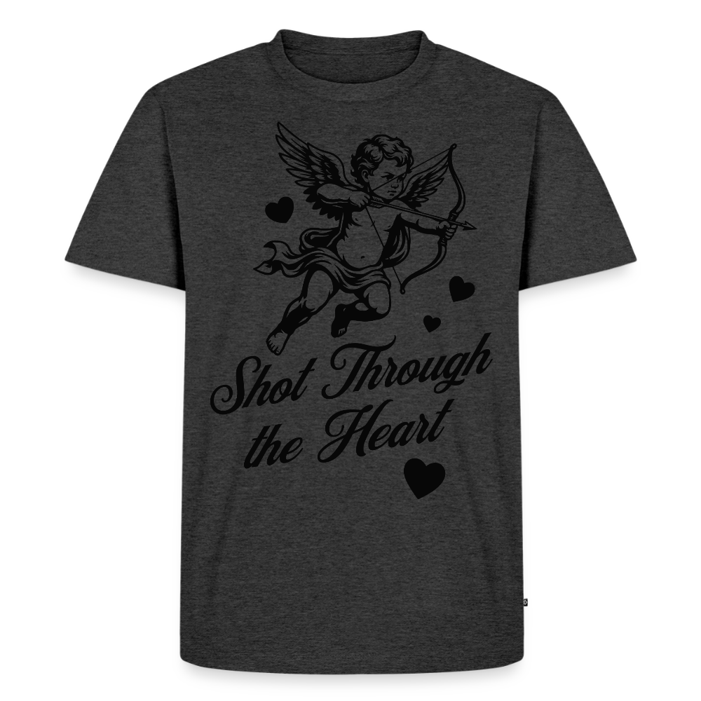 Amor Design – Männer Premium T-Shirt - Anthrazit meliert