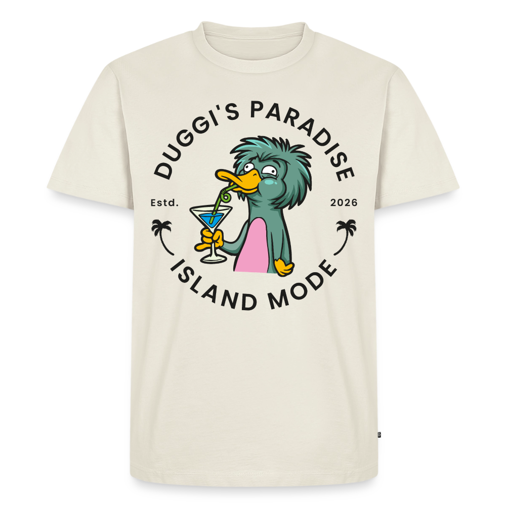 Nuggis Paradise Design – Männer Premium T-Shirt - Naturweiß