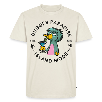 Nuggis Paradise Design – Männer Premium T-Shirt - Naturweiß