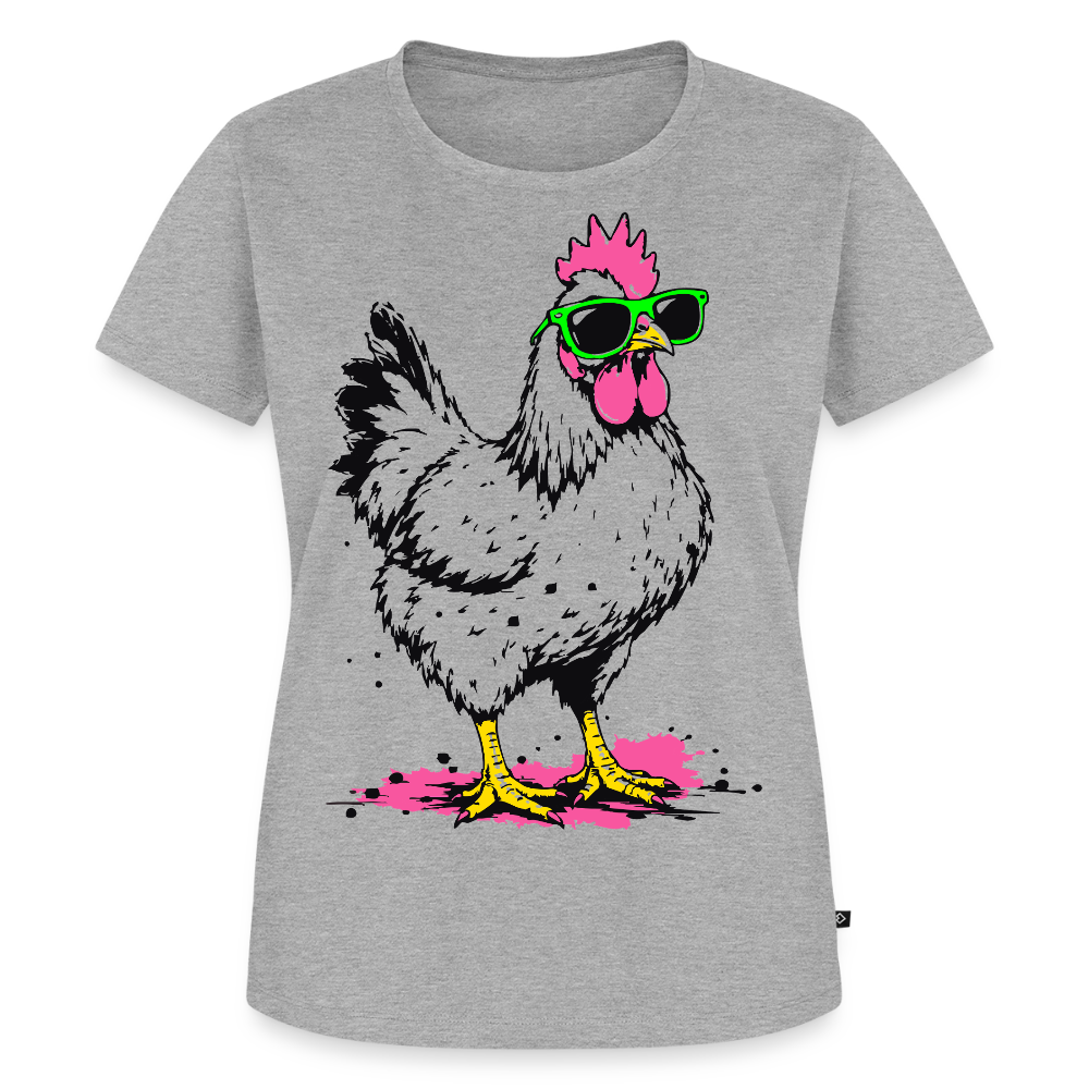 Street Schicken Design – Frauen Premium T-Shirt - Grau meliert