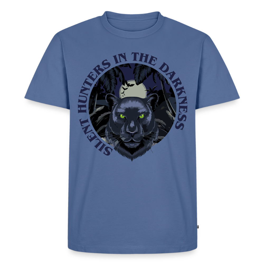 Silent Hunter Design – Männer Premium T-Shirt - Taubenblau
