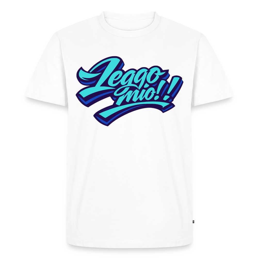 Leggomio Design – Männer Premium T-Shirt - Weiß
