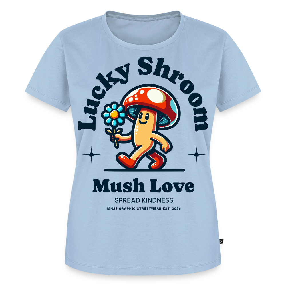 Lucky Shroom Design – Frauen Premium T-Shirt - Hellblau
