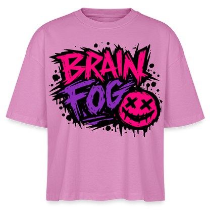 Brain Fog Design – Frauen Boxy Bio-T-Shirt - Pink