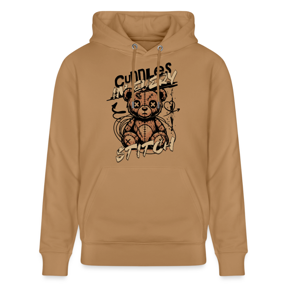 Bear Design – Unisex Bio-Hoodie - Karamell 