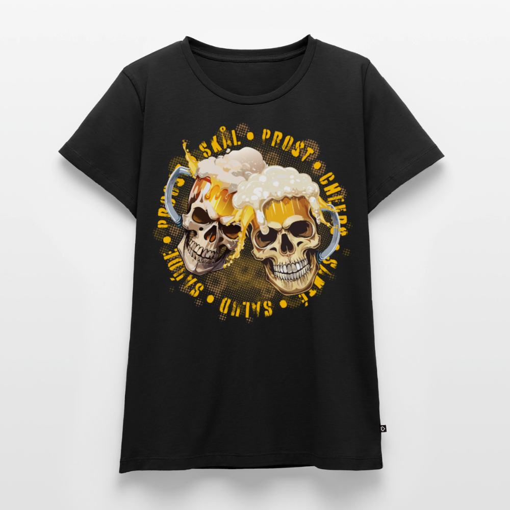 Party Skull Design – Frauen Premium T-Shirt - Schwarz