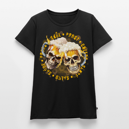 Party Skull Design – Frauen Premium T-Shirt - Schwarz