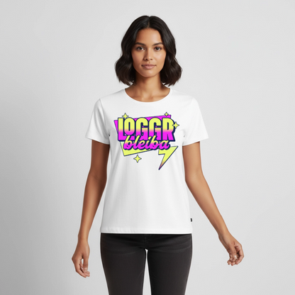 Logo bleibt Design – Frauen Premium T-Shirt - Weiß