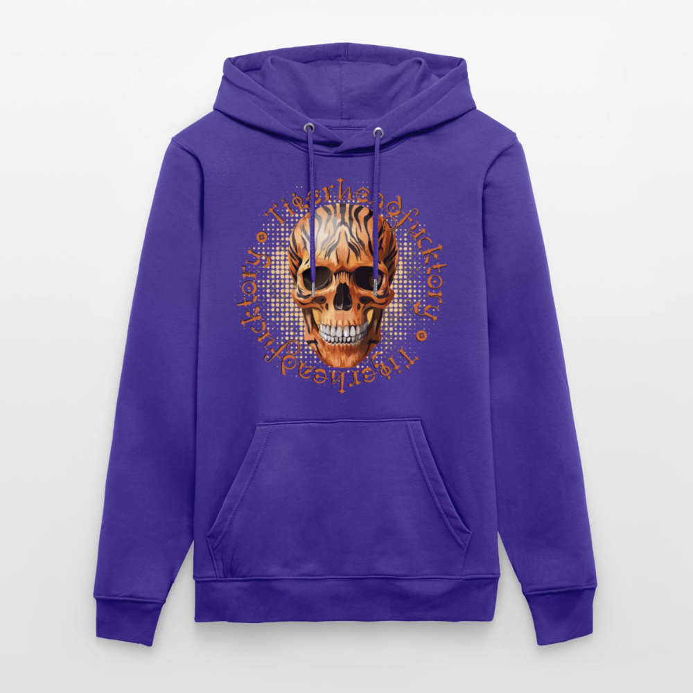 Tiger skull Design – Unisex Bio-Hoodie - Purple Love 