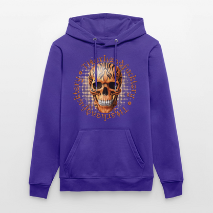 Tiger skull Design – Unisex Bio-Hoodie - Purple Love 