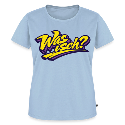 Was isch? Design – Frauen Premium T-Shirt - Hellblau