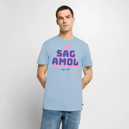 Sagamol Design – Männer Premium T-Shirt - Hellblau
