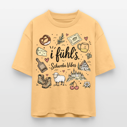 Alb Liebe Design – Frauen Boxy Bio-T-Shirt - Mispel