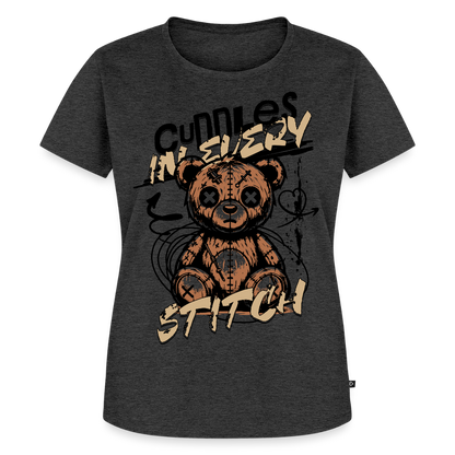 Bear Design – Frauen Premium T-Shirt - Anthrazit meliert