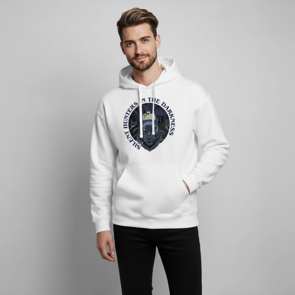 Silent Hunter Design – Oversized Unisex Hoodie - Weiß