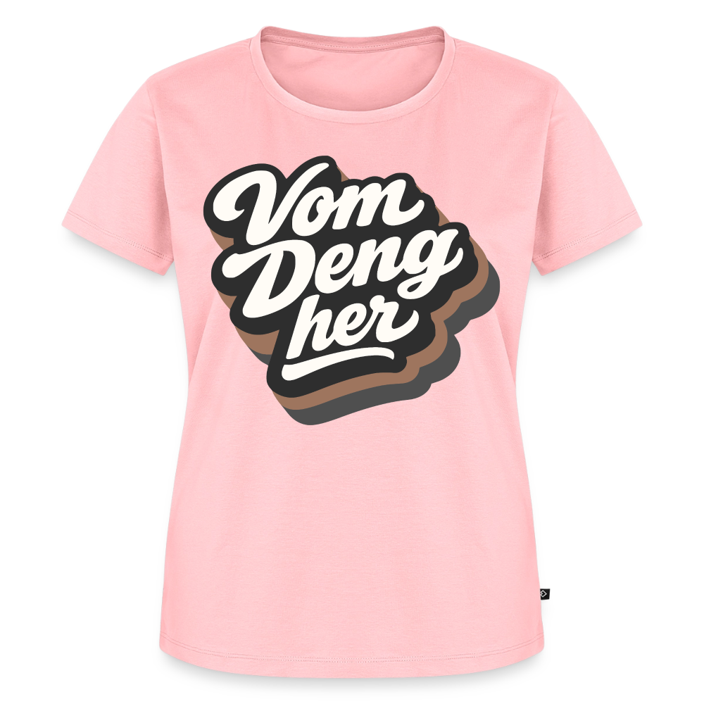 Vom Deng her Design – Frauen Premium T-Shirt - Rosa