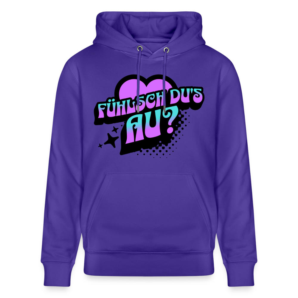 Fühlsch du‘s au Design – Unisex Bio-Hoodie - Purple Love 