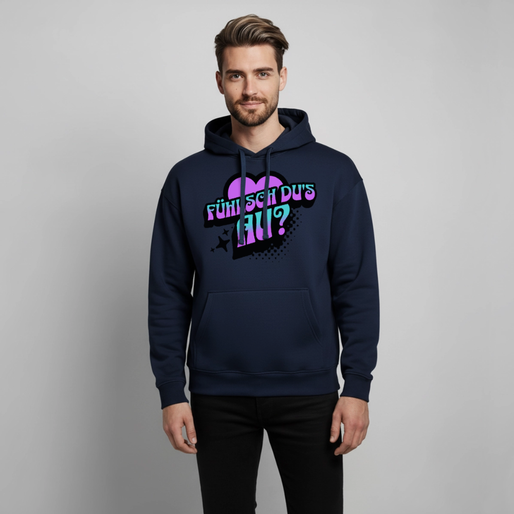 Fühlsch du‘s au Design – Oversized Unisex Hoodie - Navy