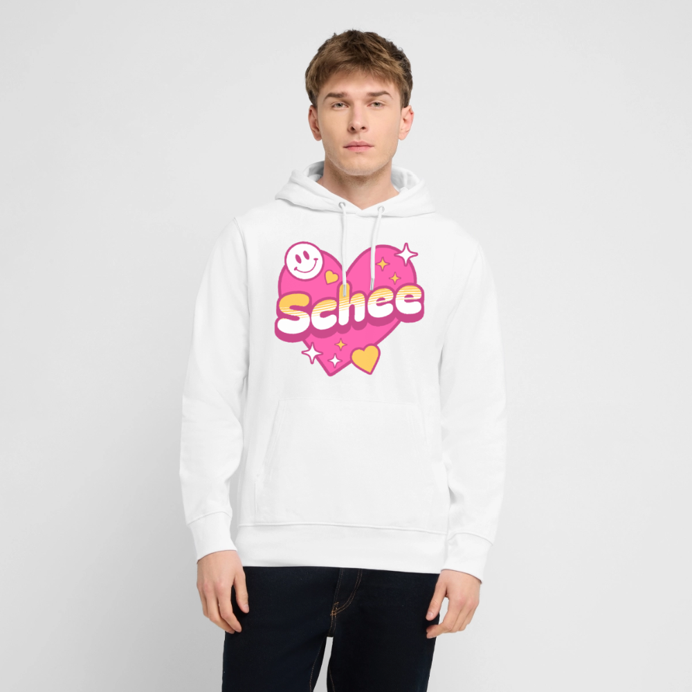 Schee Design – Unisex Bio-Hoodie - Weiß