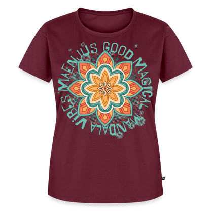 Frauen Premium T-Shirt - Burgunderrot
