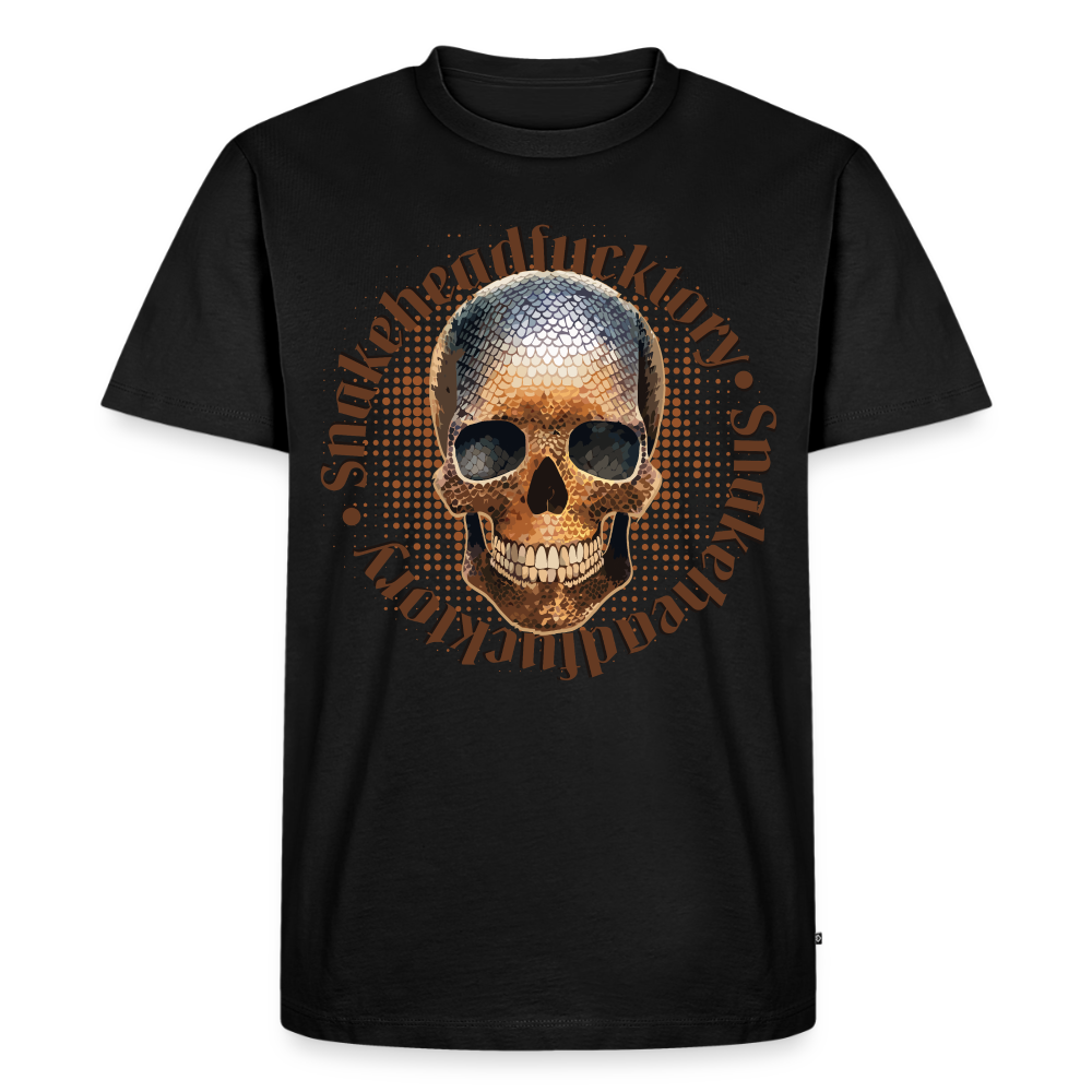 Sande Skull Design – Männer Premium T-Shirt - Schwarz