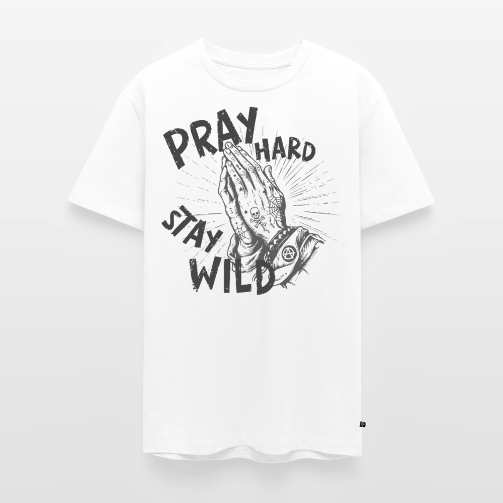 Play Hard Design – Männer Premium T-Shirt - Weiß