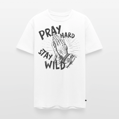 Play Hard Design – Männer Premium T-Shirt - Weiß