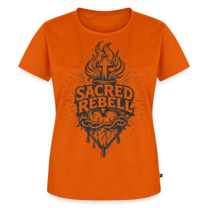 Sacred Rebell Design – Frauen Premium T-Shirt - Orange 