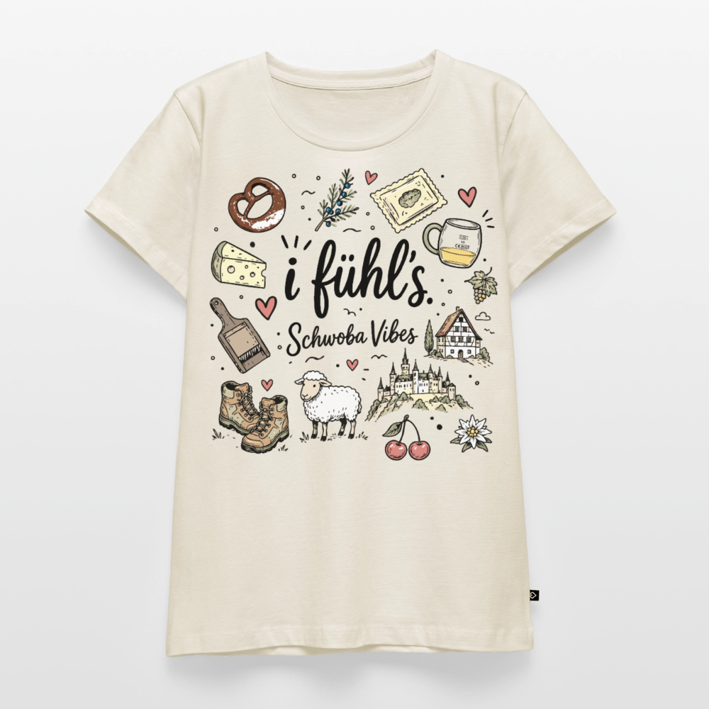 Alb Liebe Design – Frauen Premium T-Shirt - Naturweiß