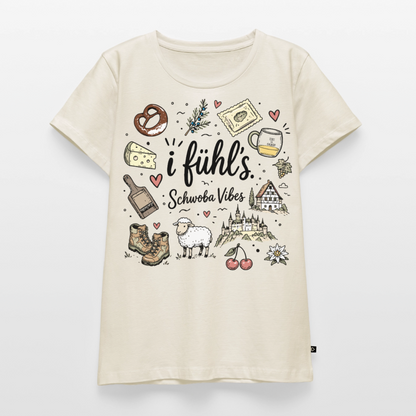 Alb Liebe Design – Frauen Premium T-Shirt - Naturweiß