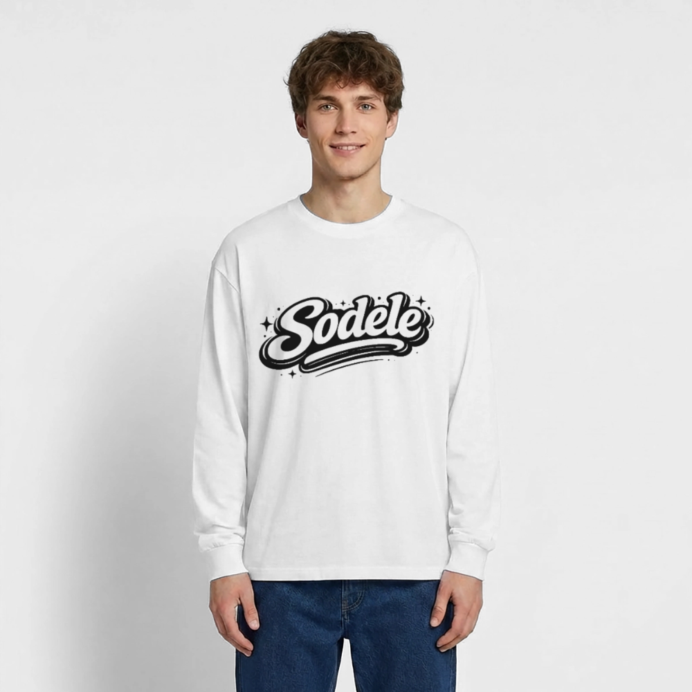 Sodele Design – Oversized Langarmshirt - Weiß