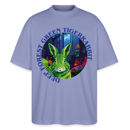 Tiger Rabbit Design – Oversized Unisex Bio T-Shirt - Violett