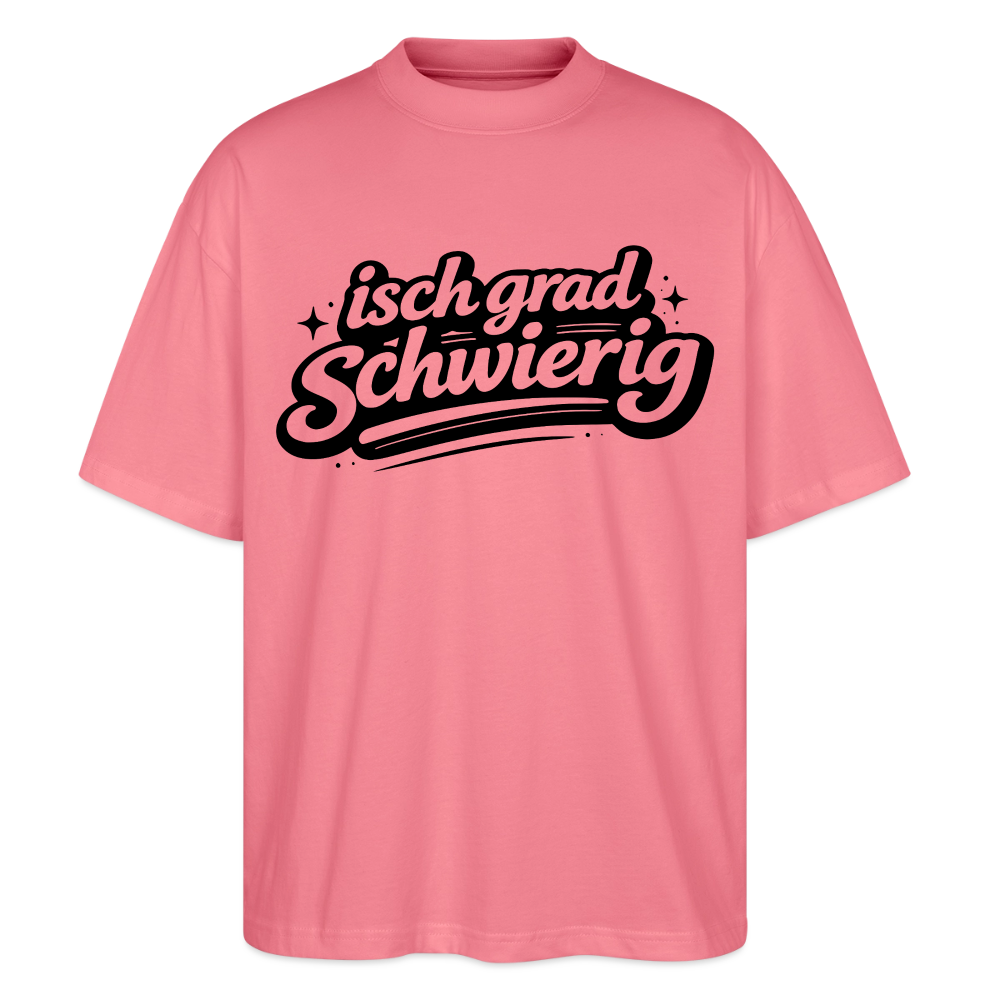 isch grad schwierig Design – Oversized Unisex Bio T-Shirt - Pink 
