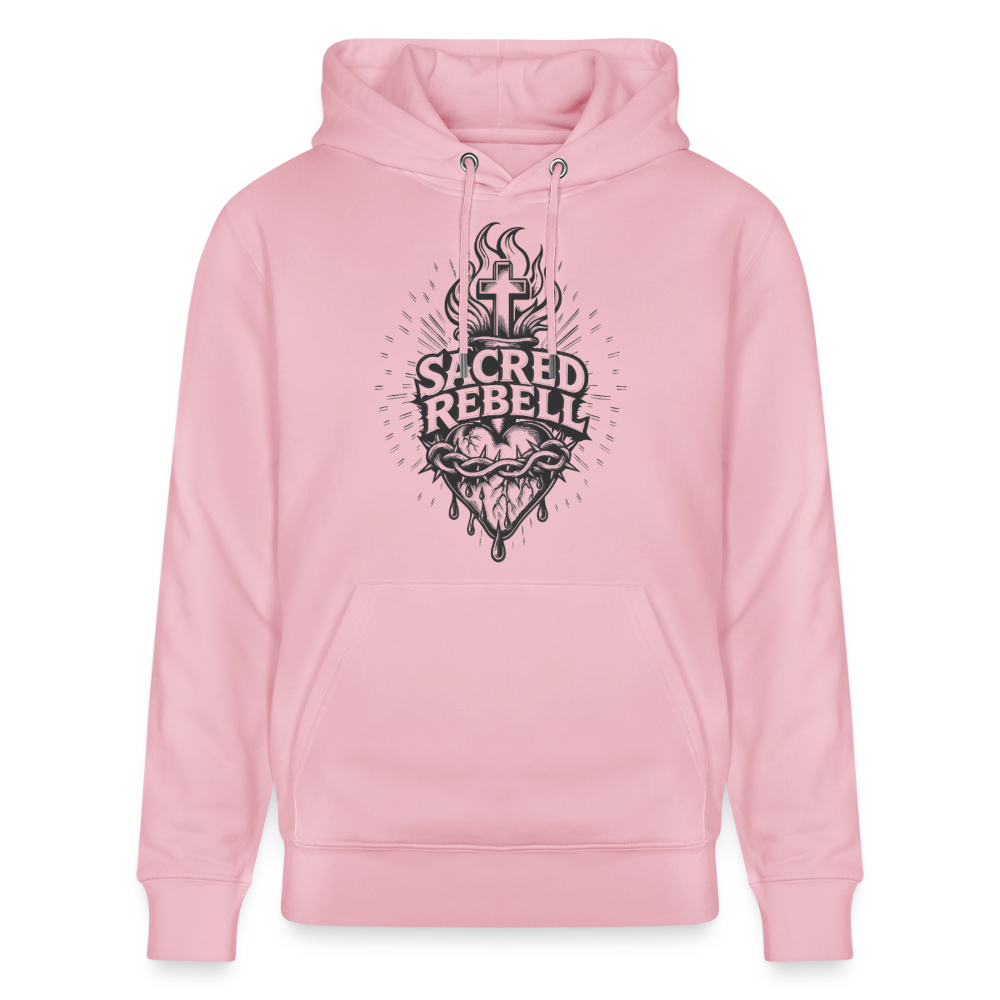 Sacred Rebell Design – Unisex Bio-Hoodie - Hellrosa