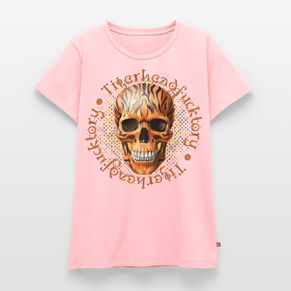 Tiger Skull Design – Frauen Premium T-Shirt - Rosa
