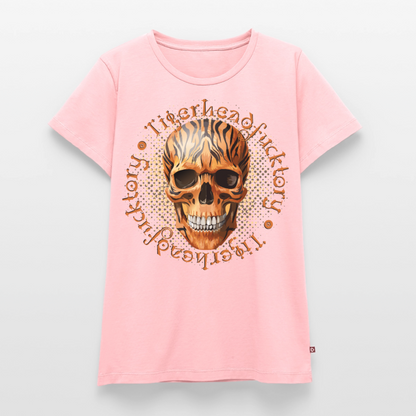 Tiger Skull Design – Frauen Premium T-Shirt - Rosa