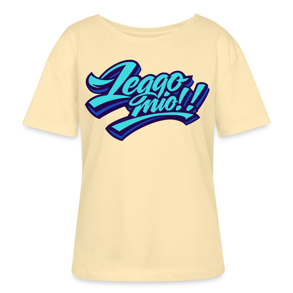 Leggomio Design – Rundhals Frauen Bio-T-Shirt - Creme