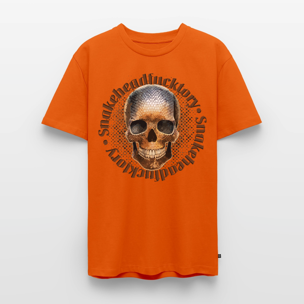 Sande Skull Design – Männer Premium T-Shirt - Orange 