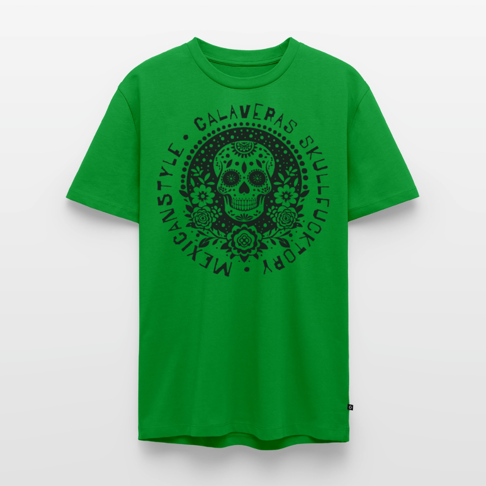 Sugar Skull Black Design - Männer Premium T-Shirt - Grün